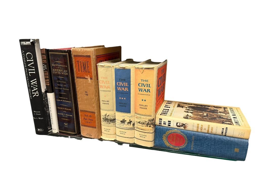 ASSORTED HARD COVER BOOKS PERTAINING TO THE CIVIL WAR (1 of 11)