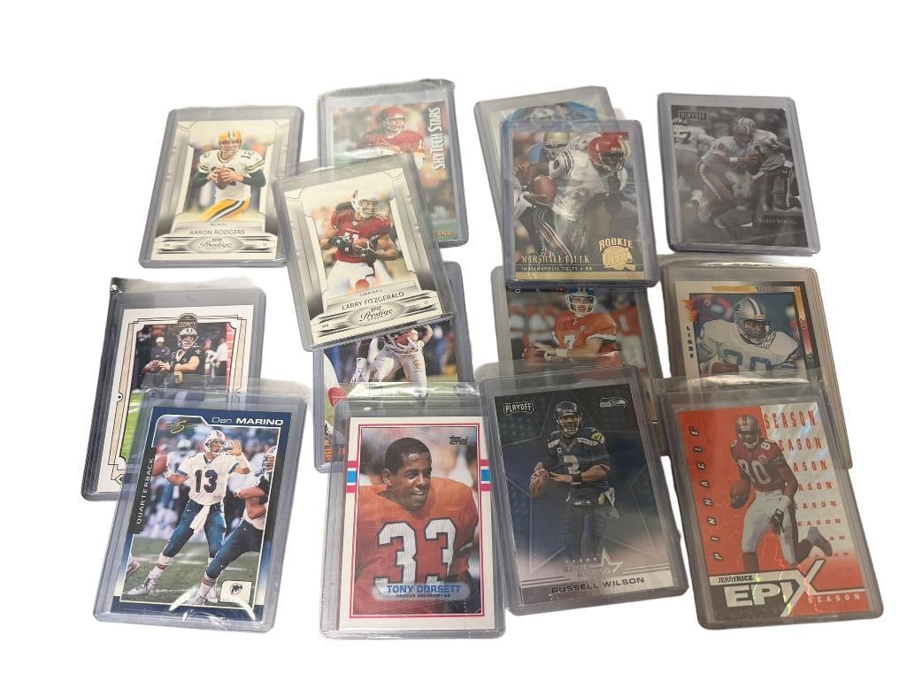 14 TWIN PACKS OF NFL CARDS FEATURING BARRY SANDERS, JERRY RICE EPIX, PLAYOFF PRESTIGE 2009, ETC. (1 of 11)