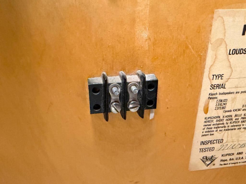PAIR OF VINTAGE KLIPSCH HERESY LOUDSPEAKERS - 5