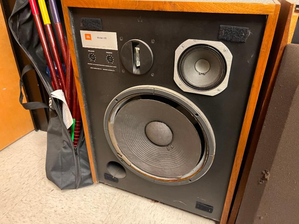 PAIR OF VINTAGE JBL MODEL L65 " JUBAL " HIGH END FLOOR SPEAKERS - 11