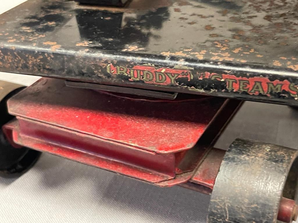 CIRCA 1920'S BUDDY L PRESSED STEEL TOY STEAM SHOVEL - 11