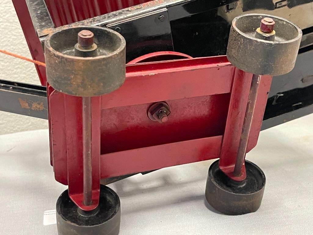 CIRCA 1920'S BUDDY L PRESSED STEEL TOY STEAM SHOVEL - 14