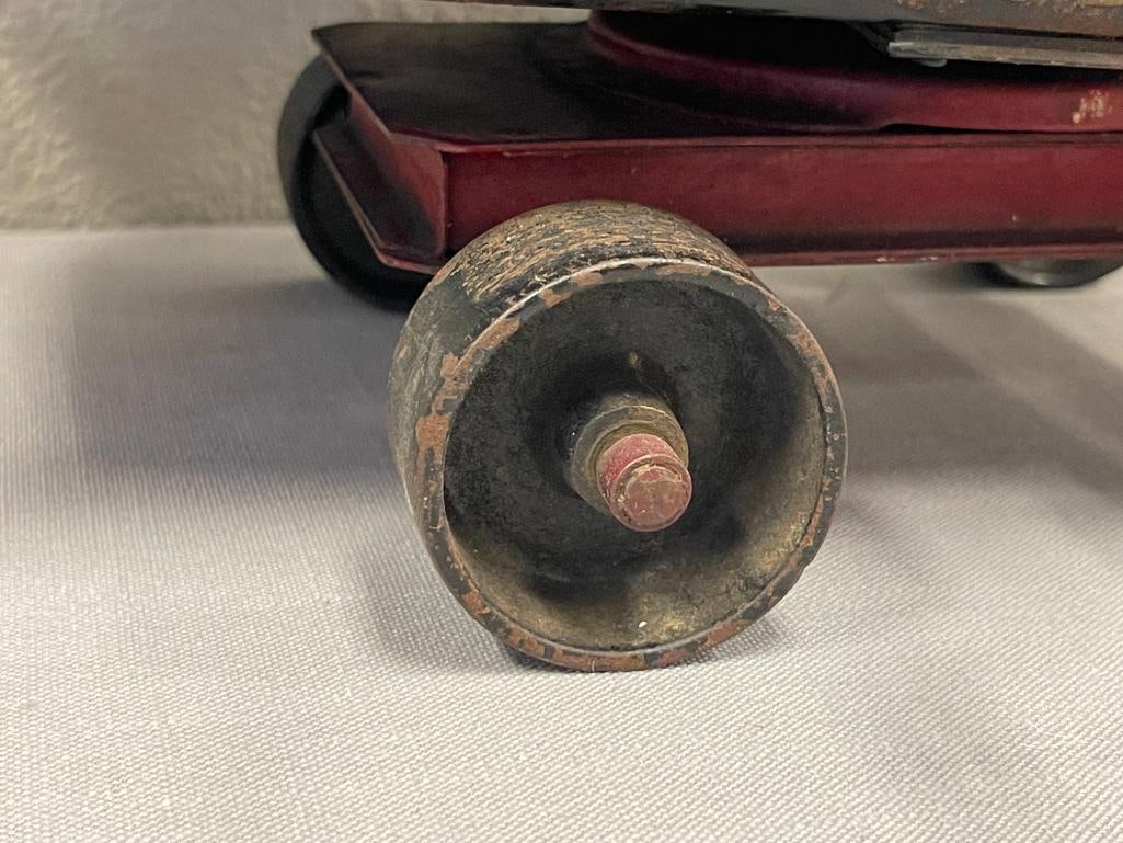 CIRCA 1920'S BUDDY L PRESSED STEEL TOY STEAM SHOVEL - 8