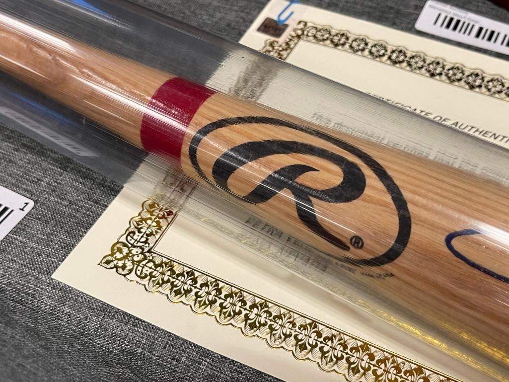 PETE ROSE HIT KING 4256 RAWLINGS BIG STICK AUTHOGRAPHED WOODEN BASEBALL BAT - 5