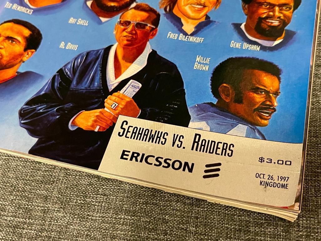 OAKLAND RAIDERS NO. 29 HOF ERIC DICKERSON GAME WORN FOOTBALL HELMET - 9