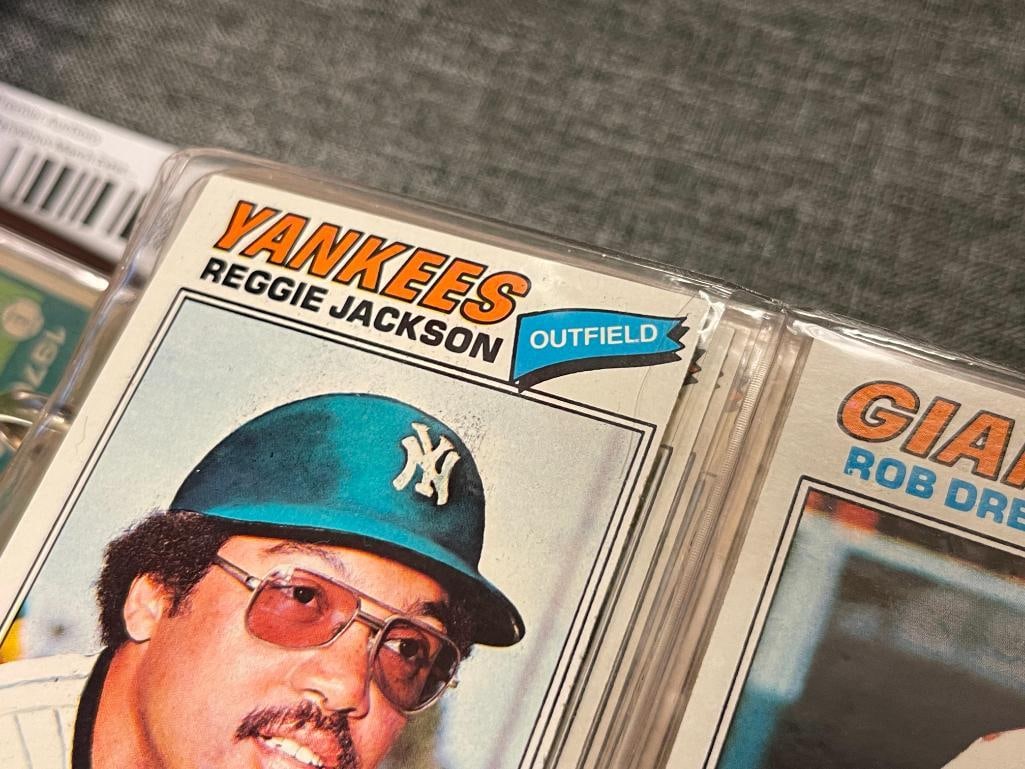 1977 TOPPS BASEBALL CARD SET, REGGIE JACKSON, NOLAN RYAN, PETE ROSE, MIKE SCHMIDT, THURMAN MUNSON - 4