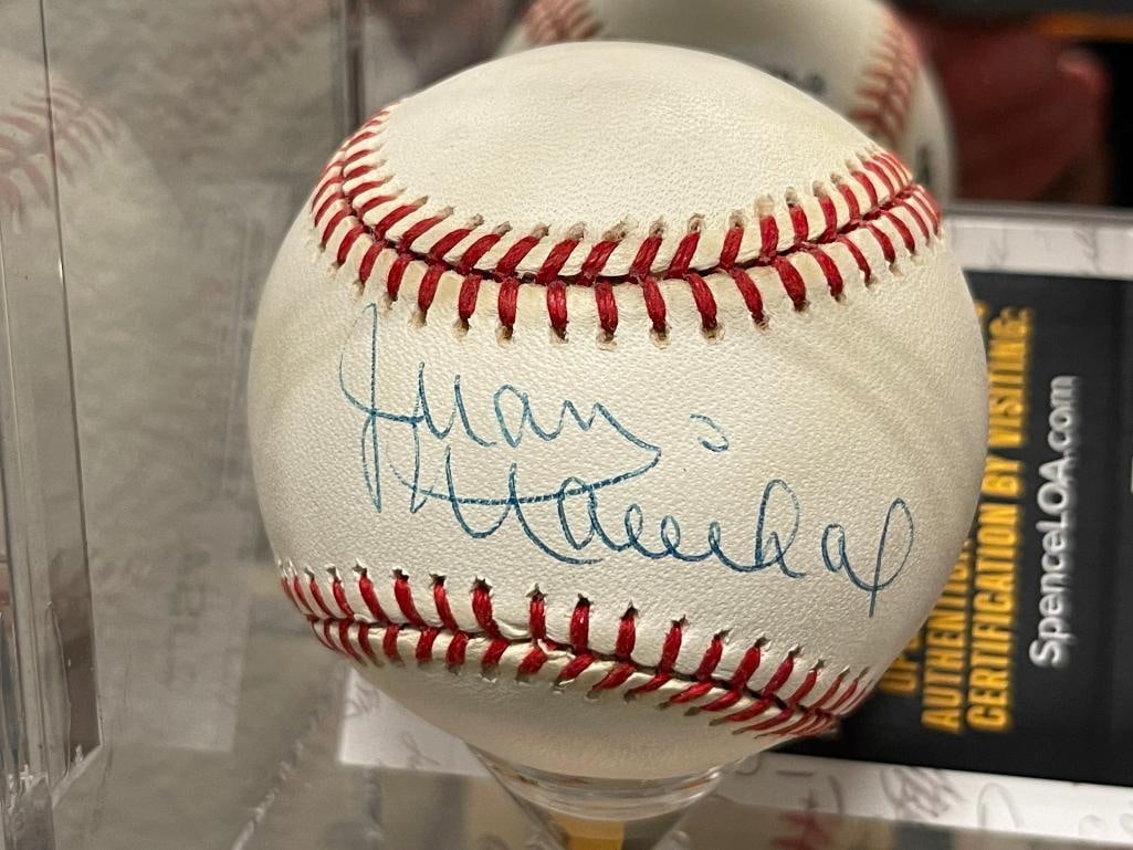 JUAN MARICHAL HOF FORMER BASEBALL PLAYER AUTOGRAPHED BASEBALL CERTIFIED BY JSA - 2