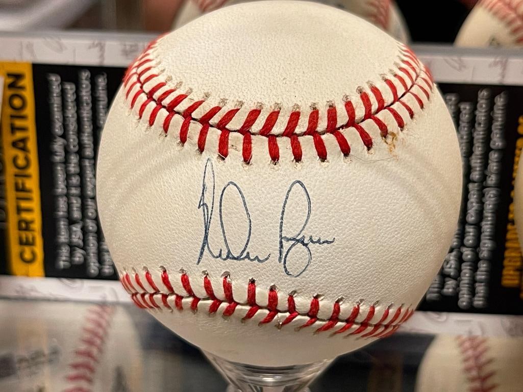 NOLAN RYAN HOF FORMER BASEBALL PLAYER AUTOGRAPHED BASEBALL CERTIFIED BY JSA - 2