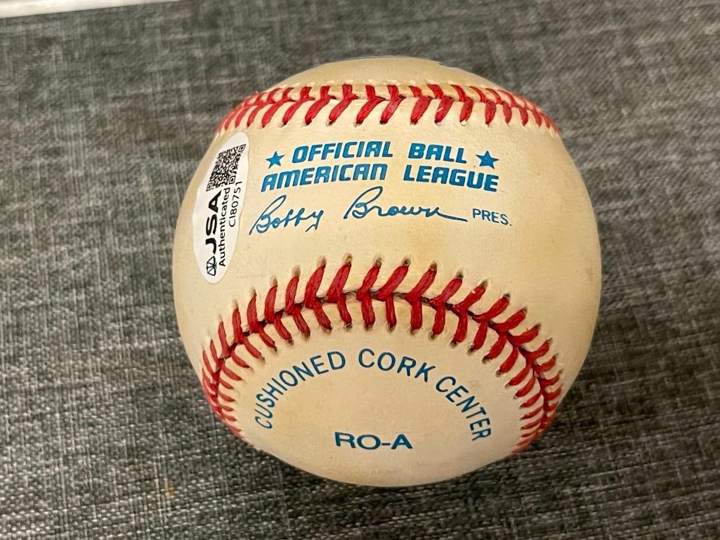 HARMON KILLEBREW HOF FORMER BASEBALL PLAYER AUTOGRAPHED BASEBALL CERTIFIED BY JSA - 3