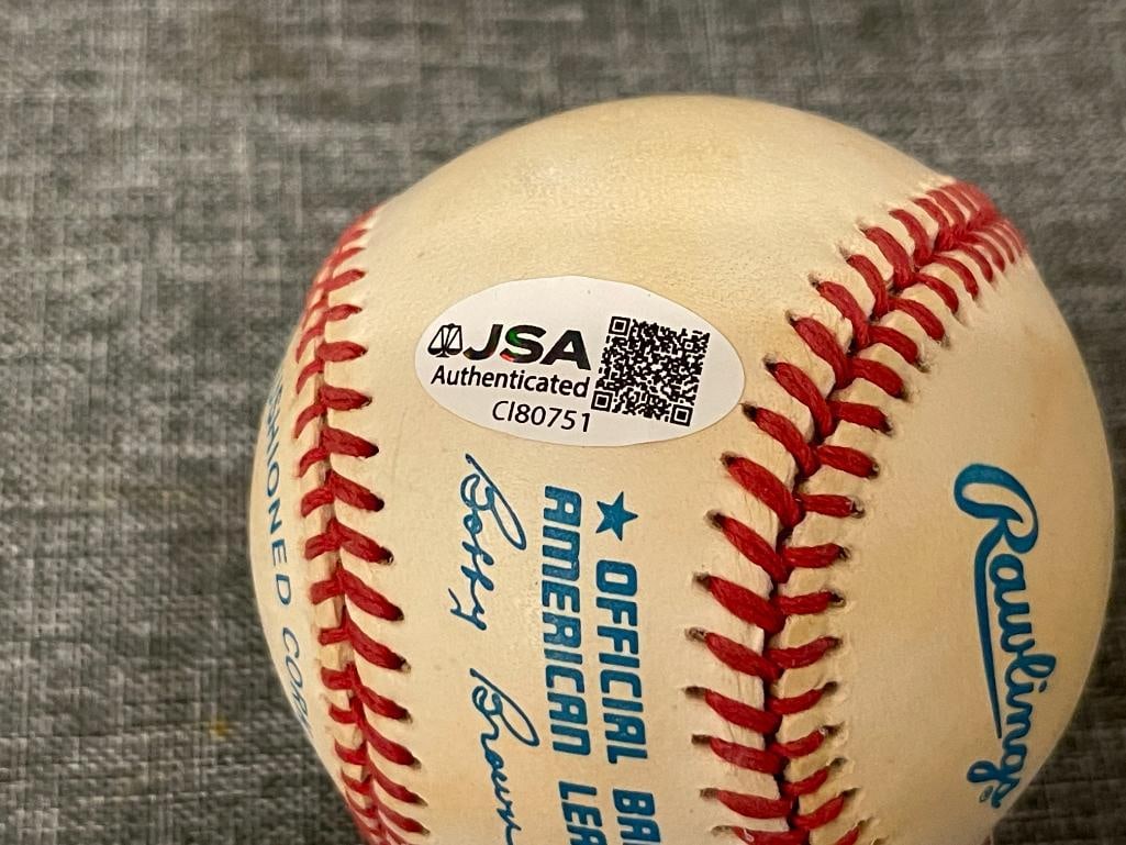 HARMON KILLEBREW HOF FORMER BASEBALL PLAYER AUTOGRAPHED BASEBALL CERTIFIED BY JSA - 4