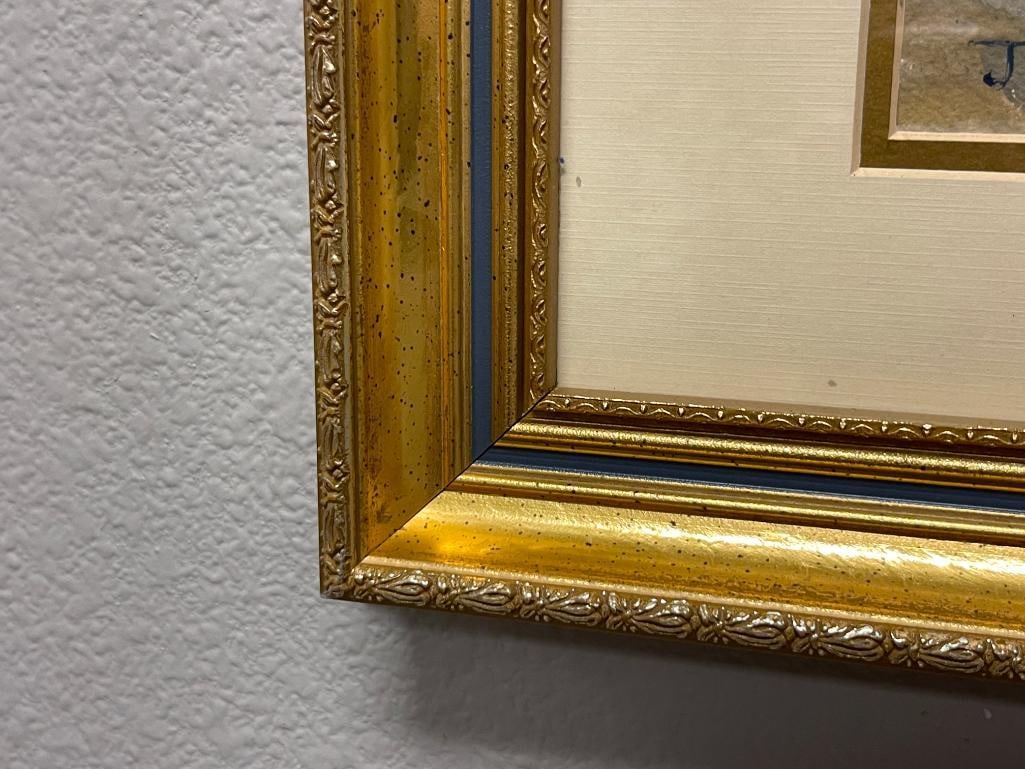 JEAN JACQUES PFISTER SWISS ARTIST ORIGINAL WATERCOLOR PAINTING - 6