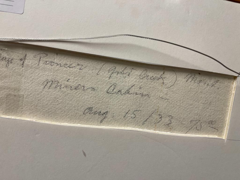 JEAN JACQUES PFISTER SWISS ARTIST ORIGINAL WATERCOLOR PAINTING - 7