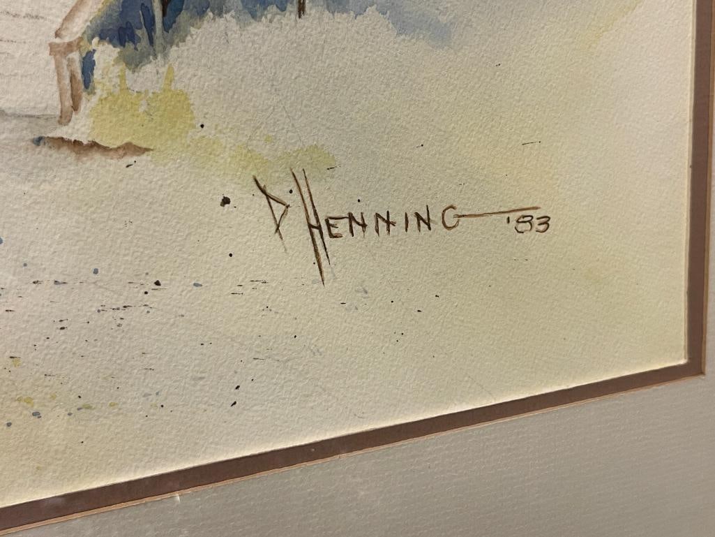 PATRICIA HENNING NEVADA ARTIST PRINT OF A HISTORICAL LANDMARK IN VIRGINIA CITY SAVAGE MANSION - 5