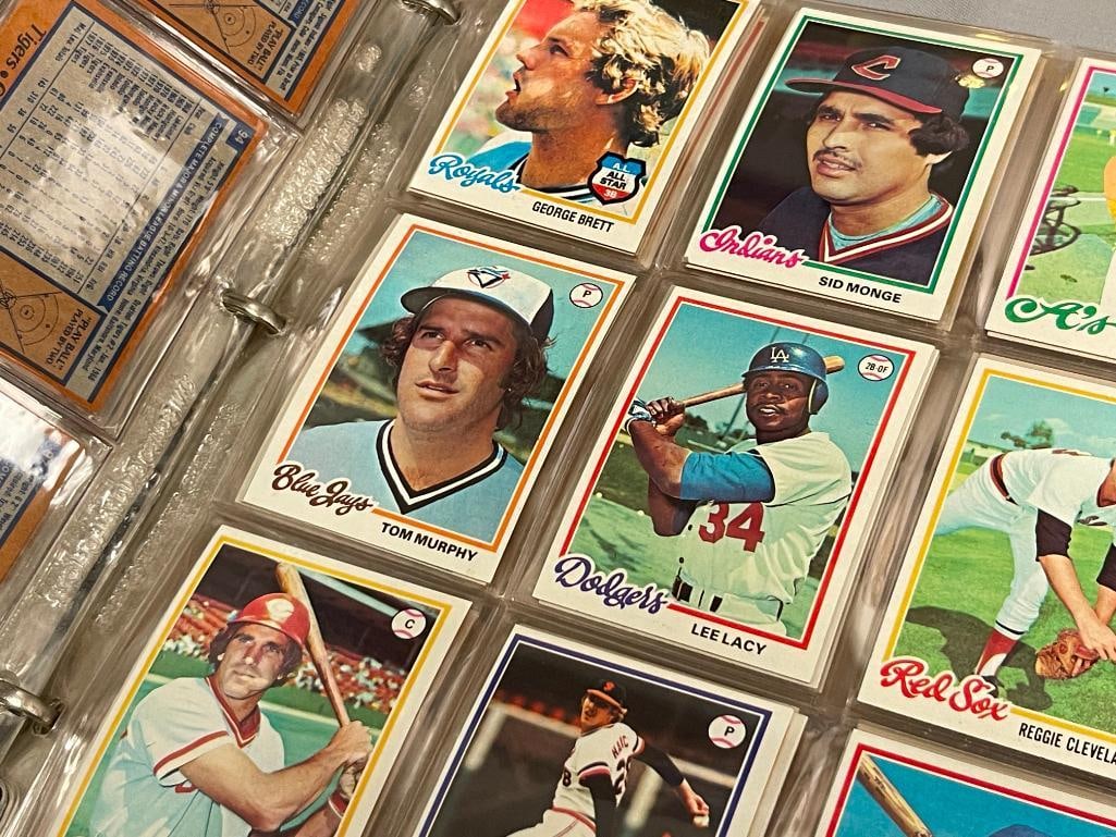 1978 TOPPS BASEBALL CARD SET EDDIE MURRAY, GEORGE BRETT, NOLAN RYAN, MIKE SCHMIDT, JACK MORRIS, HOF - 17