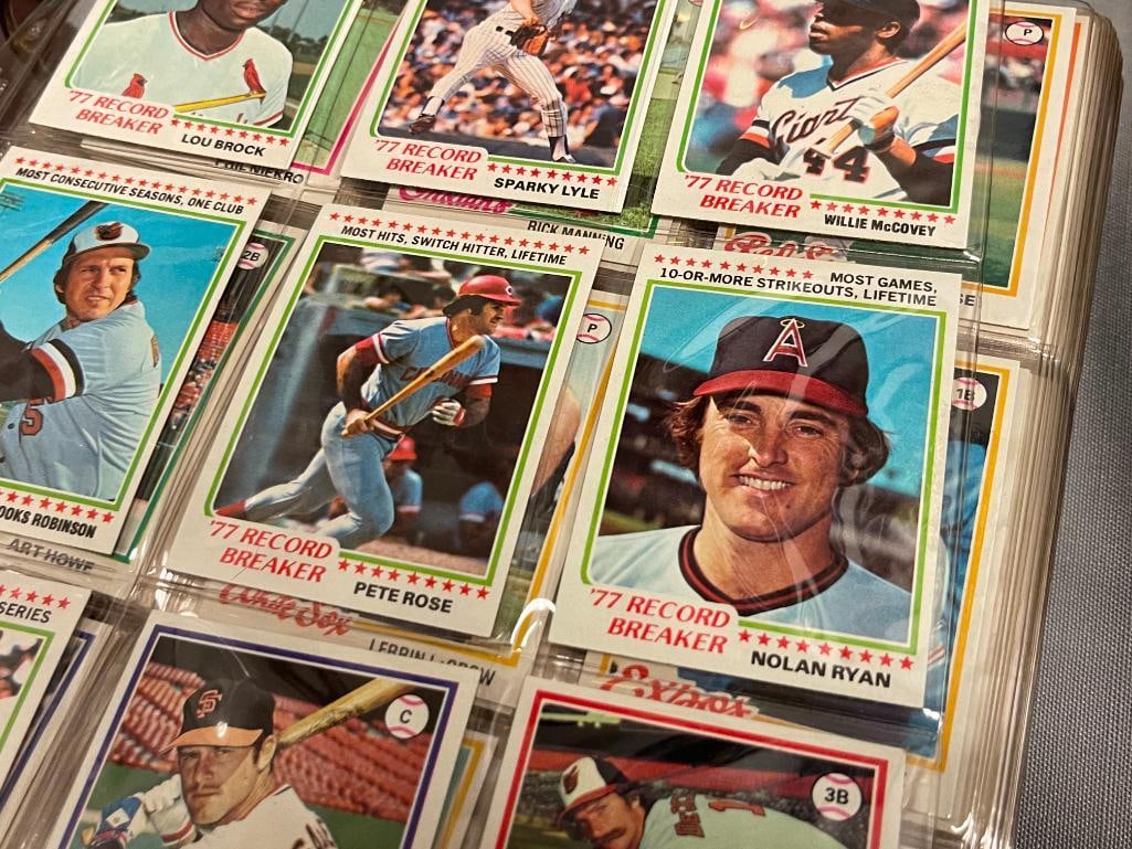 1978 TOPPS BASEBALL CARD SET EDDIE MURRAY, GEORGE BRETT, NOLAN RYAN, MIKE SCHMIDT, JACK MORRIS, HOF - 2