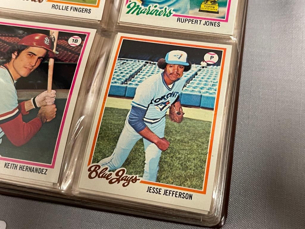 1978 TOPPS BASEBALL CARD SET EDDIE MURRAY, GEORGE BRETT, NOLAN RYAN, MIKE SCHMIDT, JACK MORRIS, HOF - 8