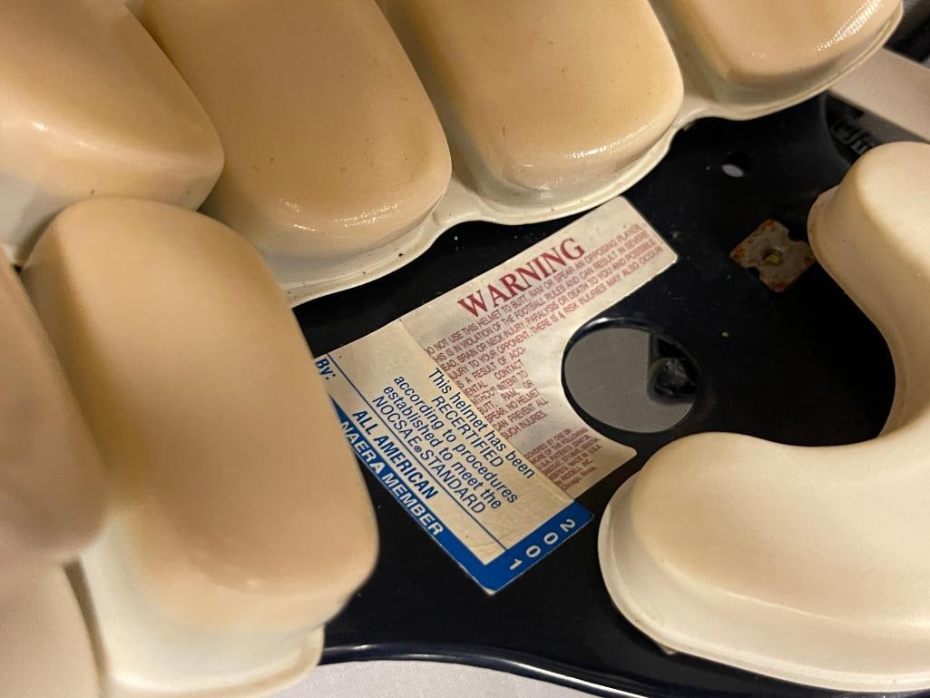 SAN DIEGO CHARGERS DEON HUMPHREY GAME WORN RIDDELL FOOTBALL HELMET - 7