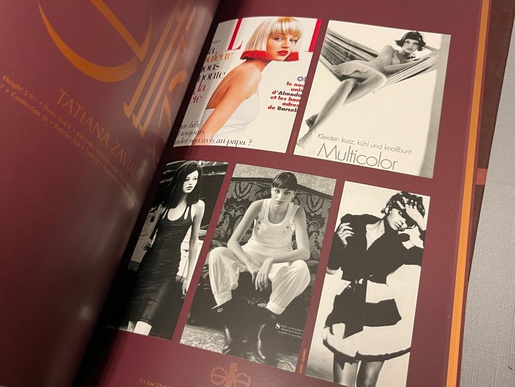 1996 ELITE JOHN CASABLANCAS MODEL MANAGEMENT PROMO BOOK SET - 4