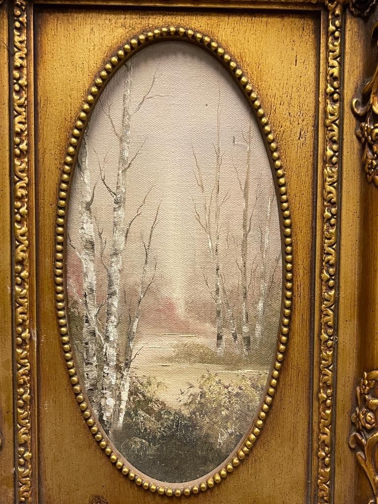 NADINE ADAMS OF LAKE TAHOE ORIGINAL OIL ON CANVAS PAINTING TITLED MOUNTAIN FRESHNESS - 2