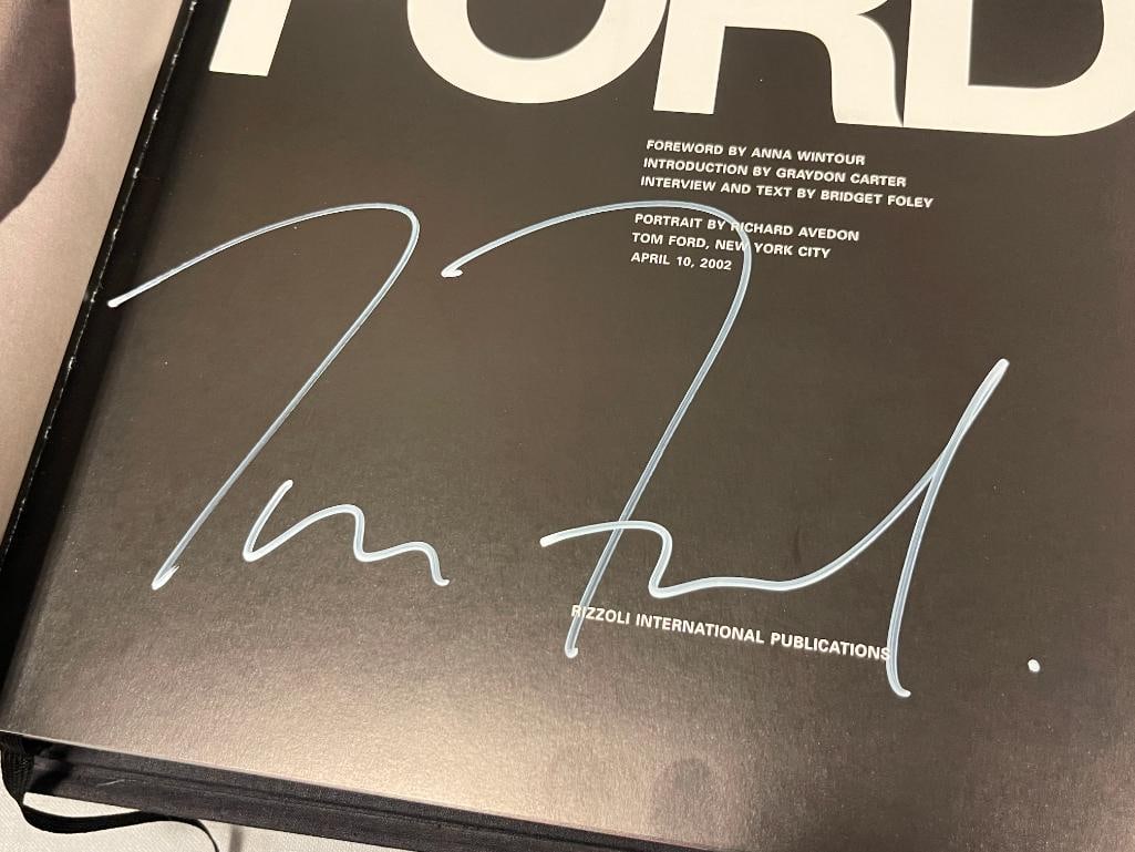 SIGNED 2004 TOM FORD FASHION DESIGNER COFFEE TABLE BOOK HARDCOVER WITH SLEEVE - 5