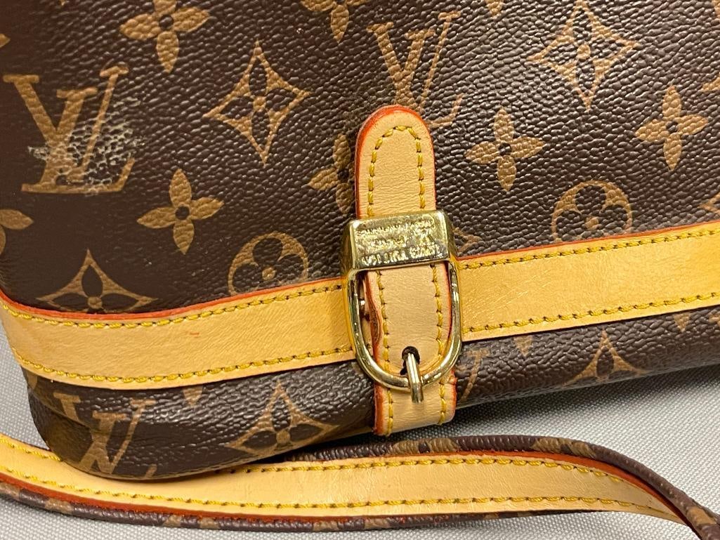 VINTAGE LOUIS VUITTON BROWN MONOGRAM DOCTOR'S BAG FASHION DESIGNER BAG - 4