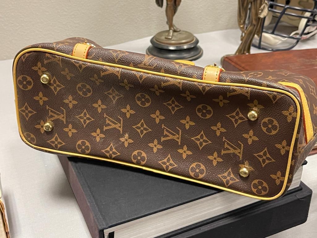 VINTAGE LOUIS VUITTON BROWN MONOGRAM DOCTOR'S BAG FASHION DESIGNER BAG - 7