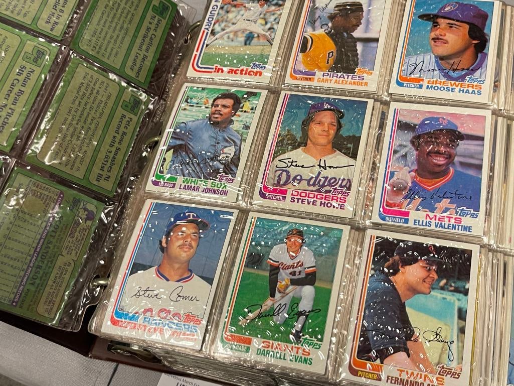 1982 TOPPS BASEBALL CARD SET LEE SMITH, REGGIE JACKSON, TOM SEAVER, NOLAN RYAN, GEORGE BRETT - 3