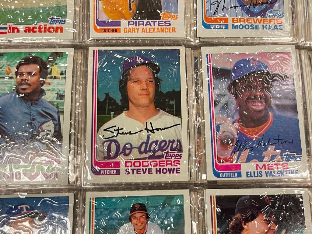 1982 TOPPS BASEBALL CARD SET LEE SMITH, REGGIE JACKSON, TOM SEAVER, NOLAN RYAN, GEORGE BRETT - 4