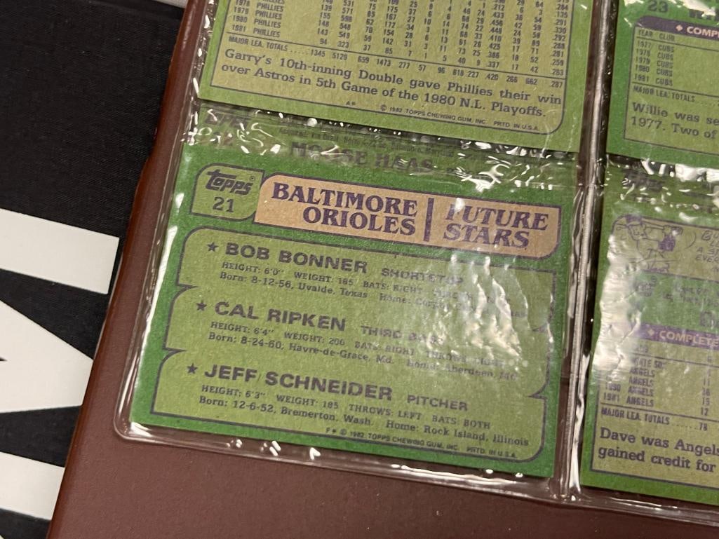 1982 TOPPS BASEBALL CARD SET LEE SMITH, REGGIE JACKSON, TOM SEAVER, NOLAN RYAN, GEORGE BRETT - 7