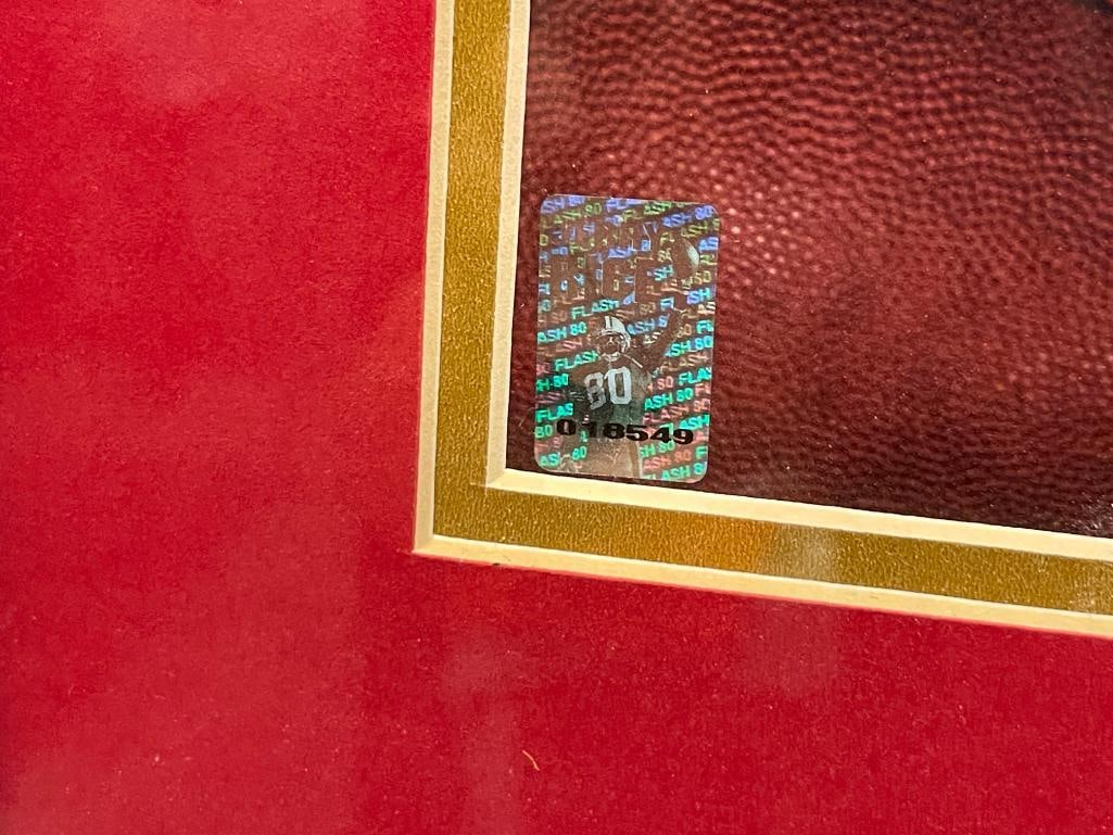 JERRY RICE HOF 101 TOUCHDOWNS AUTOGRAPHED POSTER - 4