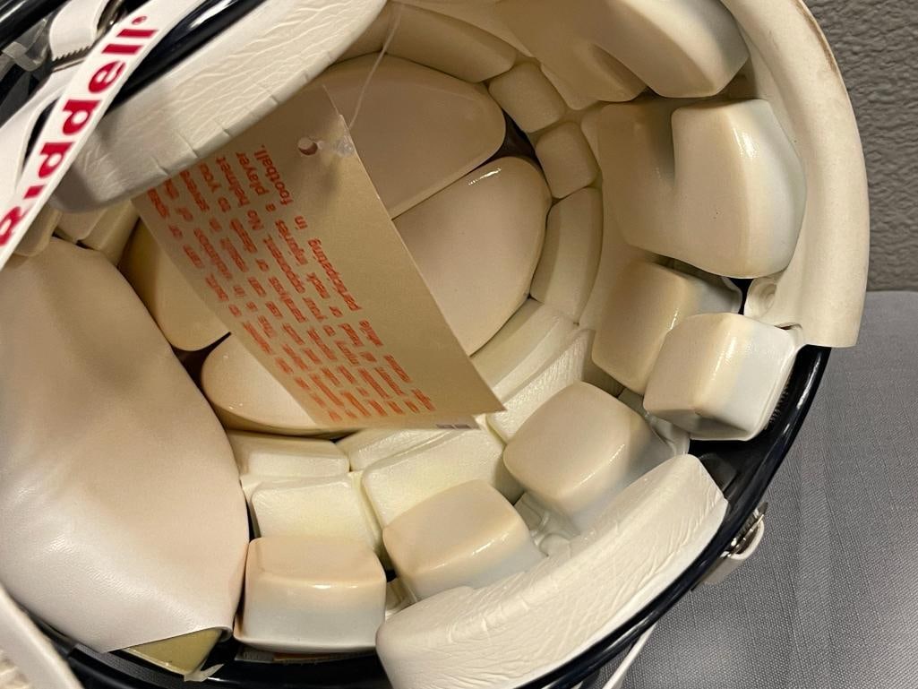 SAN DIEGO CHARGERS RIDDELL VSR-4 PROFESSIONAL ISSUE HELMET - 9