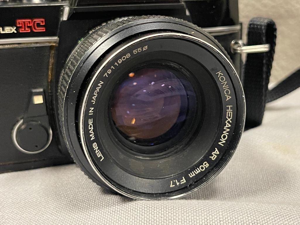 VINTAGE VIVITAR AUTOFLEX TC FILM CAMERA WITH VIVITAR 283 FLASH AND POPULAR 30THB FLASH - 9