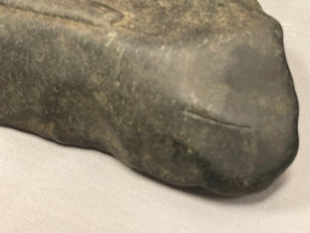 CARVED GREEN STONE ARTIFACT POSSIBLY FROM SOUTH AMERICA 13 POUNDS - 3