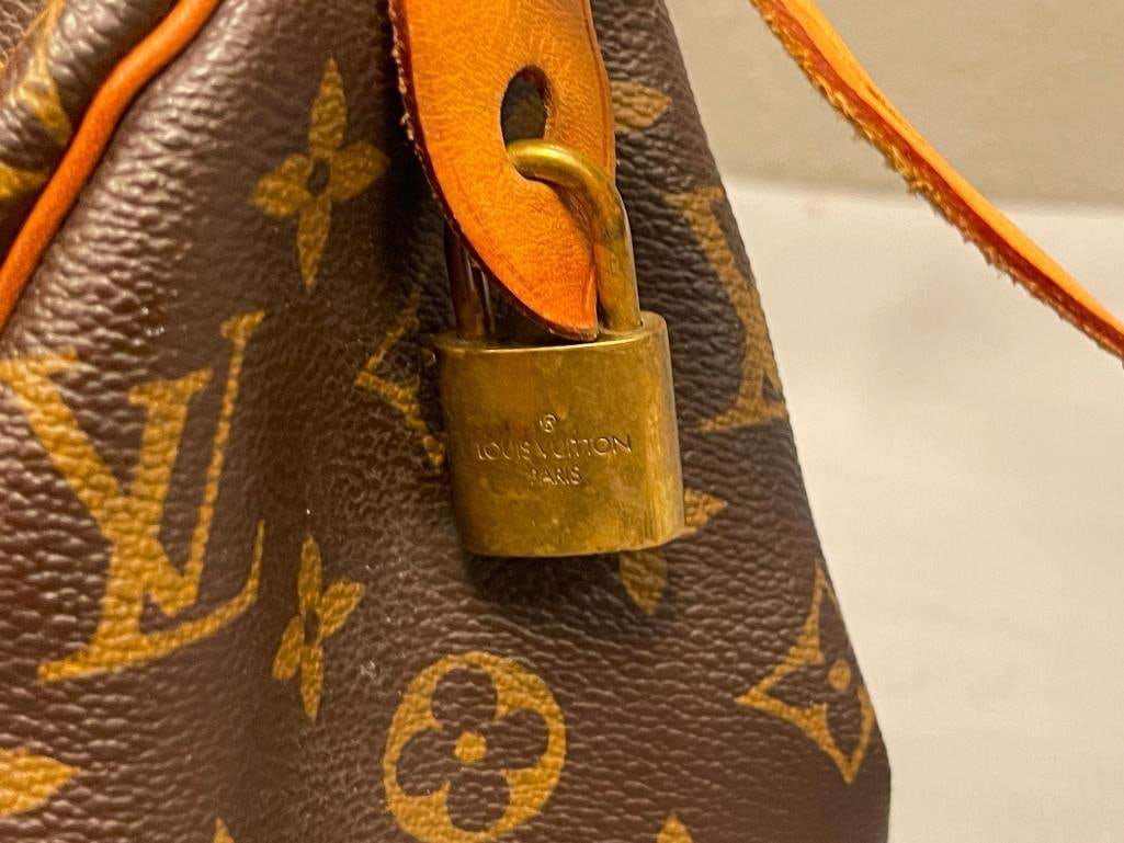 LOUIS VUITTON BROWN MONOGRAM SPEEDY FASHION DESIGNER BAG - 4