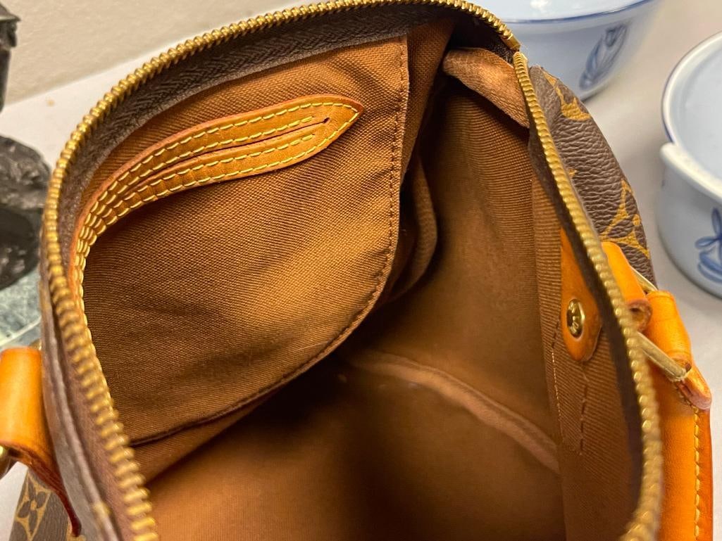 LOUIS VUITTON BROWN MONOGRAM SPEEDY FASHION DESIGNER BAG - 7