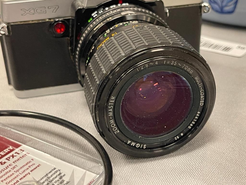 MINOLTA XG7 FILM CAMERA SLR CAMERA WITH 70MM LENS - 4