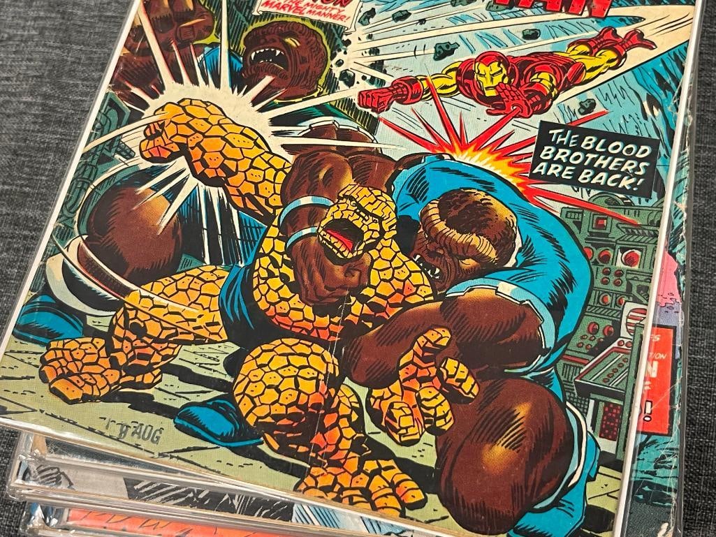 25 ASSORTED MARVEL COMIC BOOKS MASTER OF KUNG-FU, THOR, KA-ZAR, SGT. FURY, BEAST 20 CENT UP TO $1 - 7