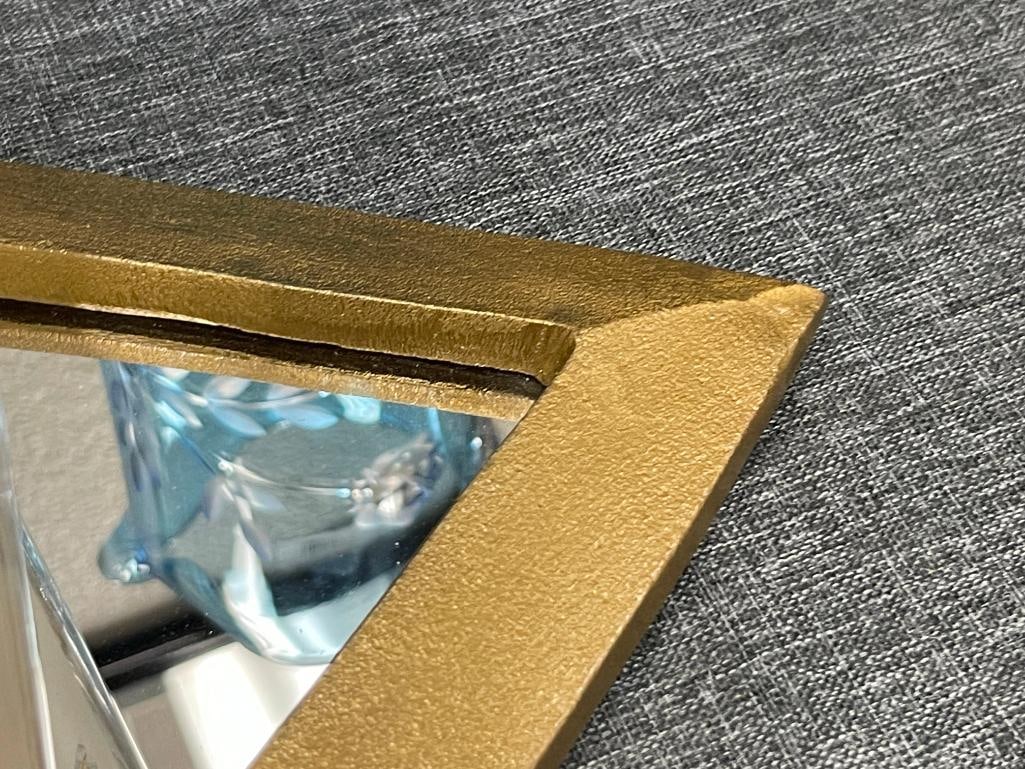 HOLLYWOOD REGENCY MID-CENTURY MODERN GOLDEN WHEAT TUMBLERS - 4