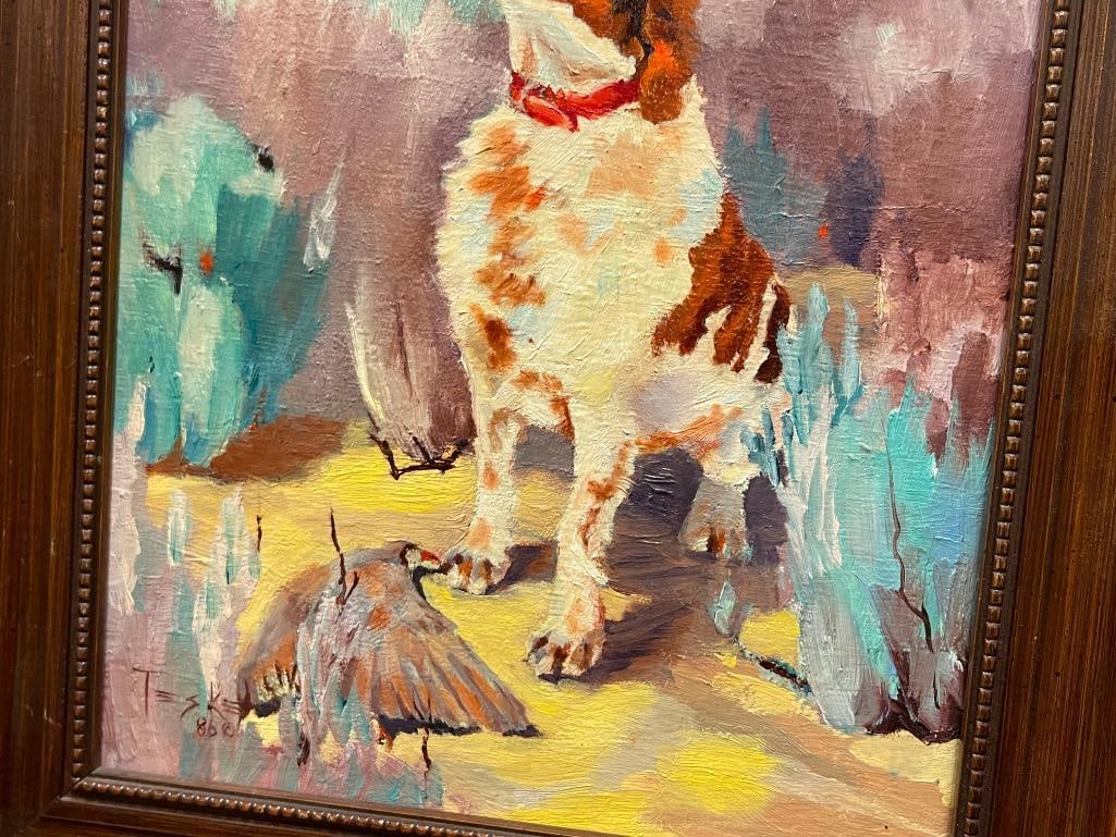 TESKE ORIGINAL ACRYLIC PAINTING ON MASONITE BOARD - 3