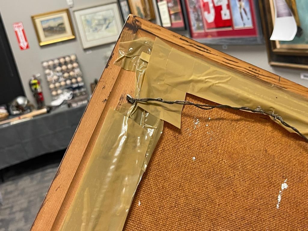 TESKE ORIGINAL ACRYLIC PAINTING ON MASONITE BOARD - 5