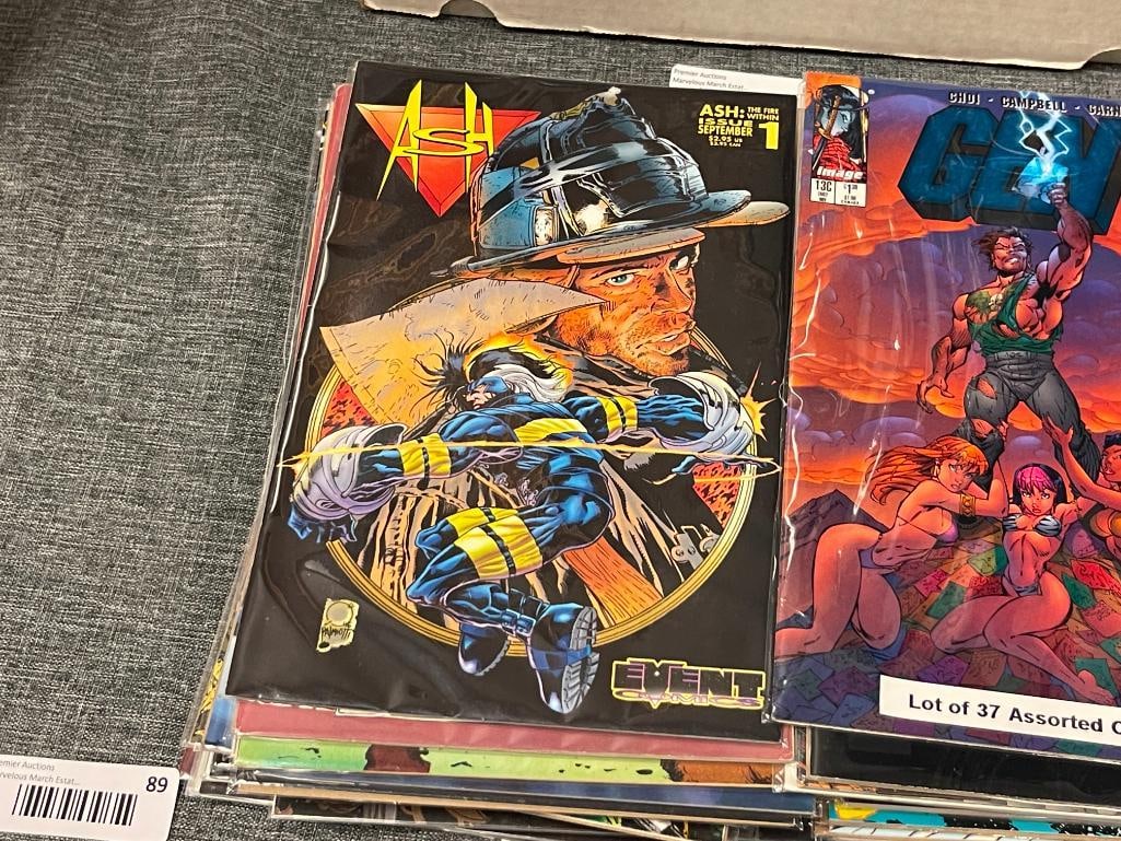 37 ASSORTED COMIC BOOKS BULLSEYE, WAR MAN, VIGIL, THE WITCHER AND MANY OTHERS - 2