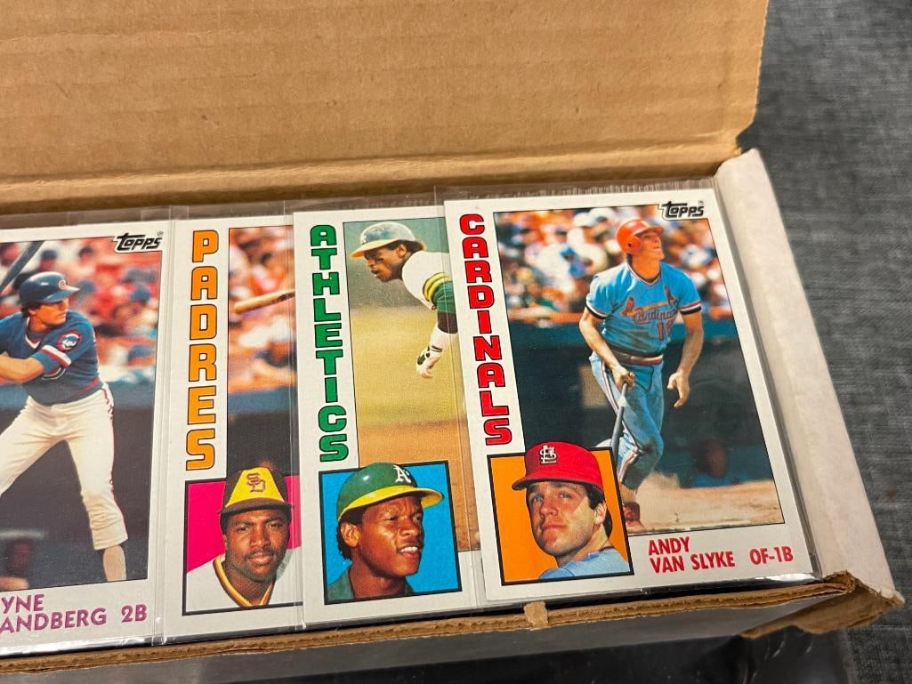 1984 TOPPS BASEBALL CARD SET NOLAN RYAN, PETE ROSE, DARRYL STRAWBERRY, CAL RIPKEN, DON MATTINGLY ... - 2