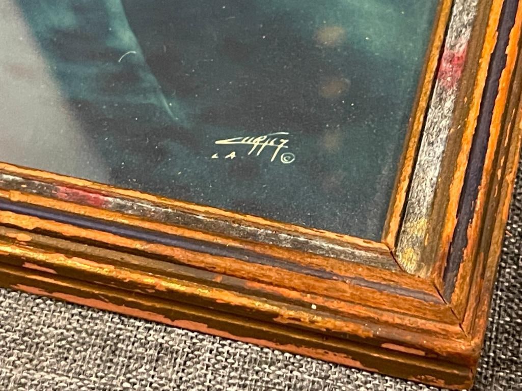 EDWARD S. CURTIS BLUE TONED GELATIN SILVER PRINT TITLED APHRODITE CIRCA 1920-1925 - 4