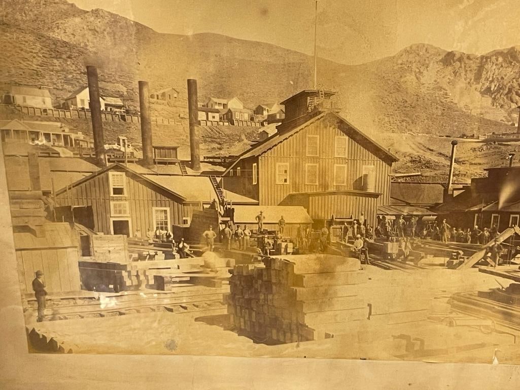 19TH CENTURY COMSTOCK PHOTGRAPH OF A MILL - 2