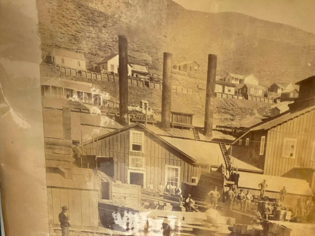 19TH CENTURY COMSTOCK PHOTGRAPH OF A MILL - 3