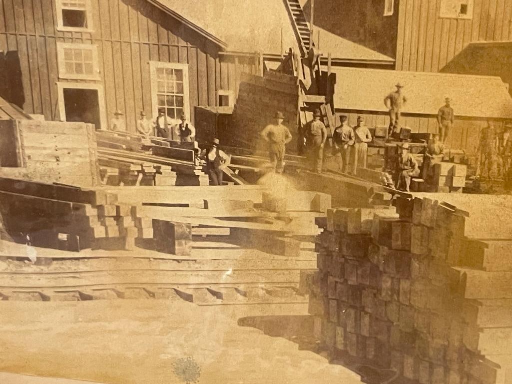 19TH CENTURY COMSTOCK PHOTGRAPH OF A MILL - 4