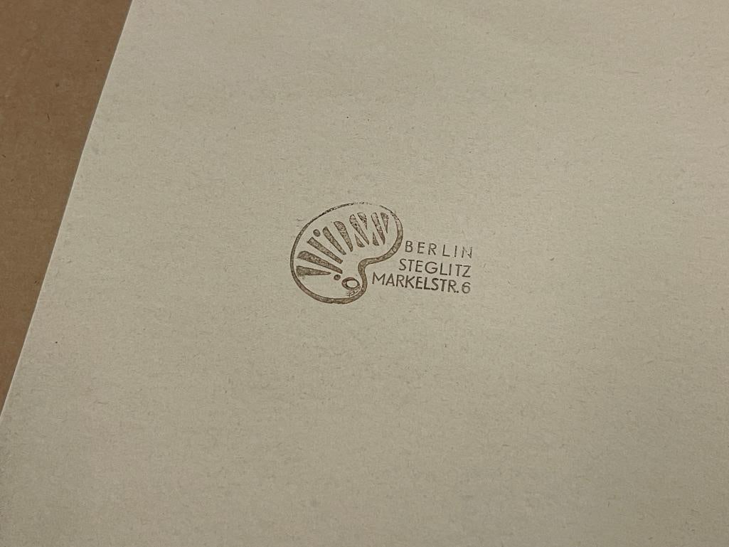 ANTHONY GROSS WWII PROMINENT BRITISH OFFICIAL WAR ARTIST ORIGINAL WATERCOLOR AND INK - 6