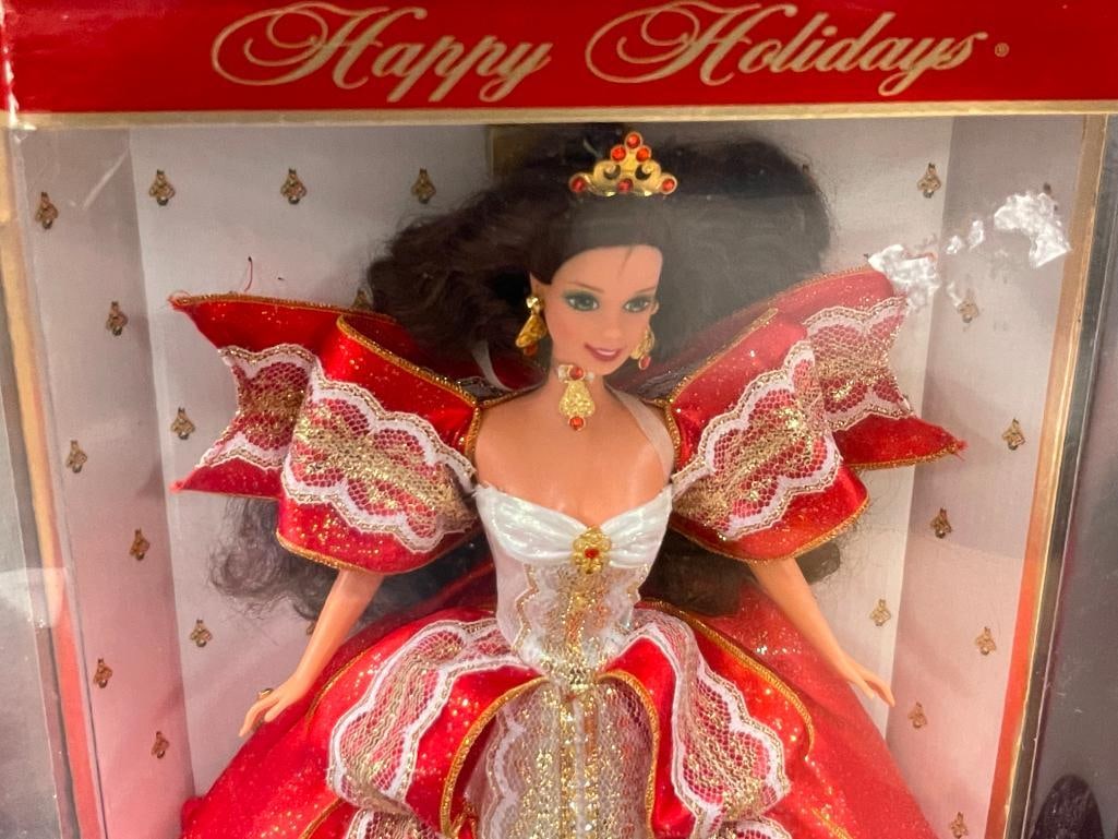 1994, 1996, 1997, 1998 BARBIE HOLIDAY DOLLS BY MATTEL NO. 15646, 20200, 12155, AND 17832 - 2