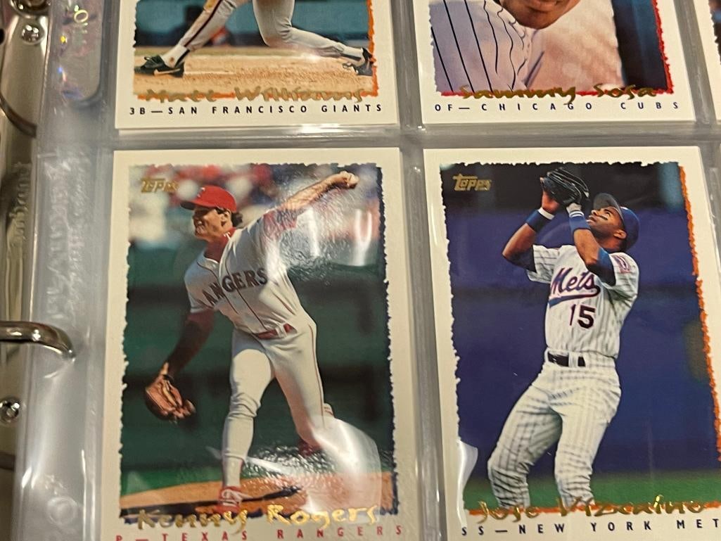 1995 TOPPS COMPLETE BASEBALL CARD SET - 10