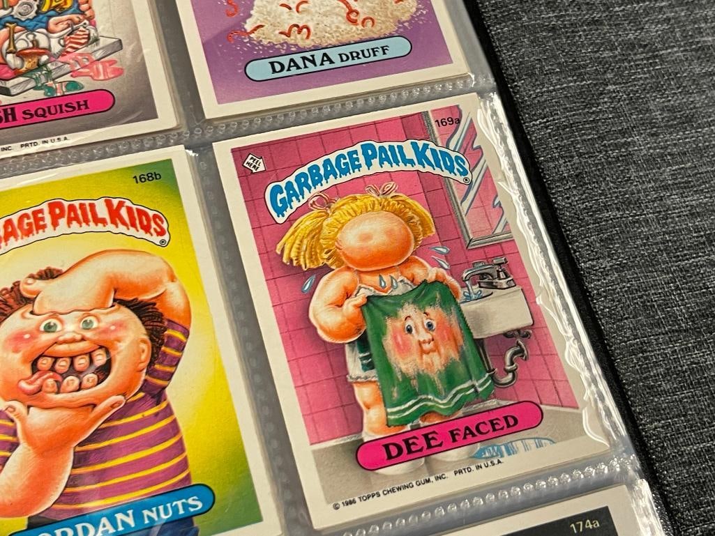 1985-1987 GARBAGE PAIL KIDS SERIES 1-12 COLLECTOR STICKER CARDS PLUS 1985 SERIES 1 EVIL EDDIE - 13